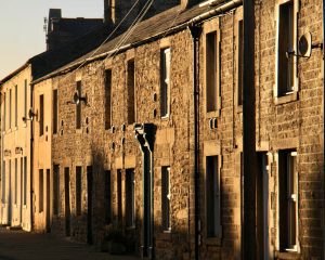 Terraced stone houses