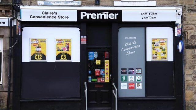 Frontage of convenience store