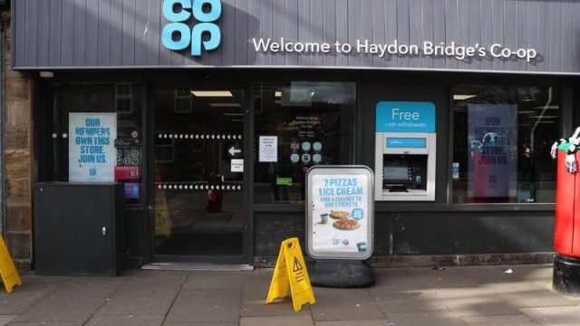 Frontage of Coop store