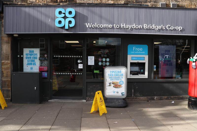 Frontage of Coop store