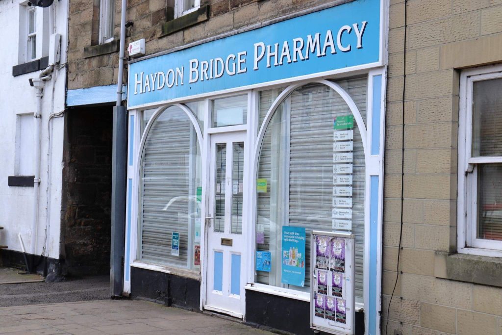 Pharmacy shop exterior