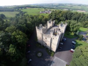 A castle from the air