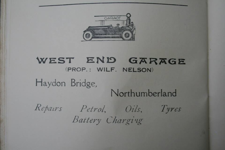 West End Garage Advert